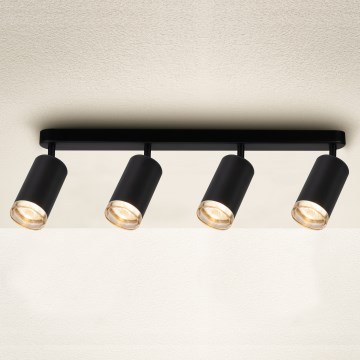 Brilagi - Spot łazienkowy SELE 4xGU10/30W/230V IP44 czarny