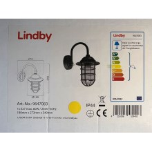 Lindby - Kinkiet zewnętrzny NAILA 1xE27/60W/230V IP44