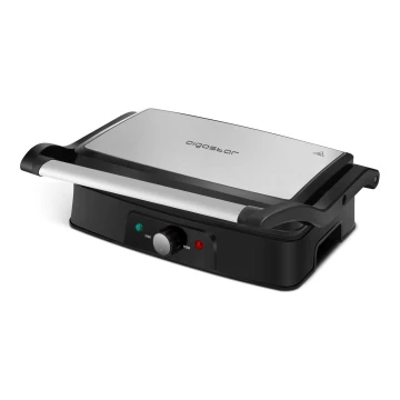 Aigostar - Grill elektryczny 1500W/230V chrom/czarny