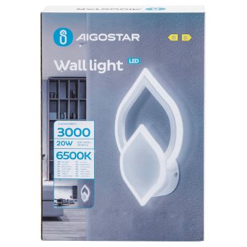 Aigostar - LED Kinkiet LED/20W/230V 6500K biały