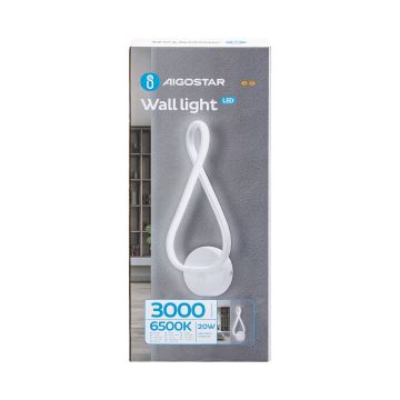 Aigostar - LED Kinkiet LED/20W/230V 6500K biały