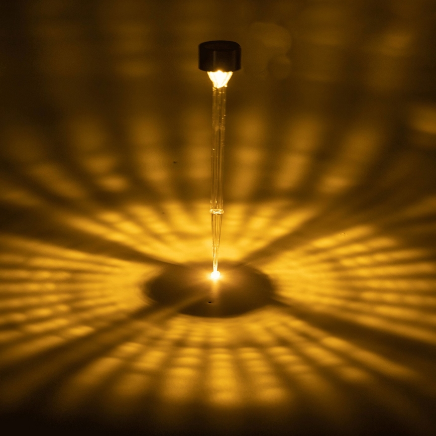 Aigostar - LED Lampa solarna LED/0,006W/1,2V 32cm chrom 2700K IP44