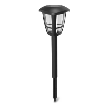 Aigostar - LED Lampa solarna LED/0,06W/2V 33,8 cm 6500K IP44 czarna