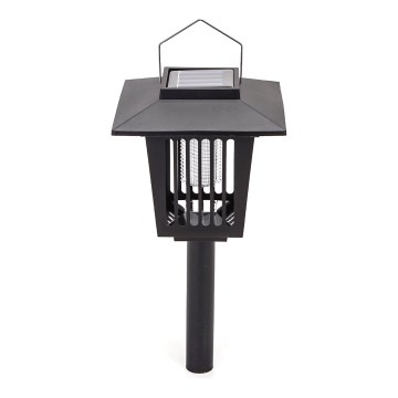 Aigostar - LED Lampa solarna z pułapką na owady LED/0,03W/1,2V 55,2cm czarna 6500K IP44