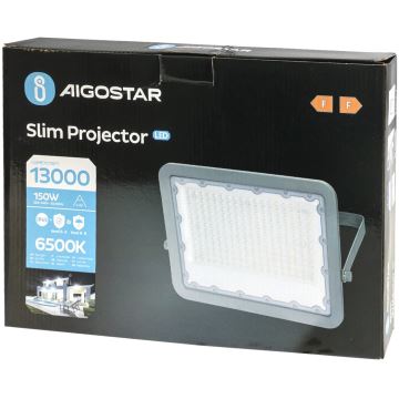 Aigostar - LED Naświetlacz LED/150W/230V szary 6500K IP65