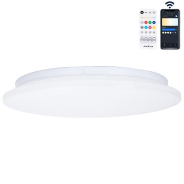 Aigostar - LED Plafon łazienkowy LED/18W/230V 3000-65000K IP44 + Pilot zdalnego sterowania