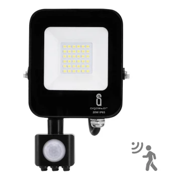 Aigostar - LED Reflektor z czujnikiem LED/20W/230V 6500K IP65