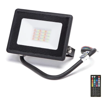 Aigostar - LED RGB Reflektor LED/20W/230V IP65 + pilot zdalnego sterowania