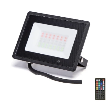 Aigostar - LED RGB Reflektor LED/30W/230V IP65 + pilot zdalnego sterowania