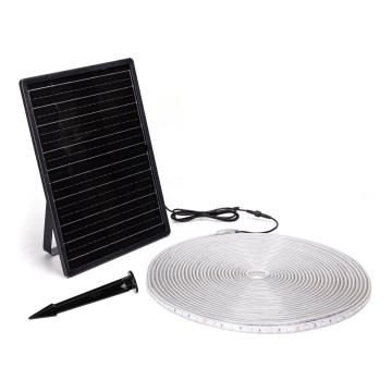 Aigostar - LED RGB Taśma solarna ściemnialna LED/20W/3,2V 20 m IP65 + zdalne sterowanie