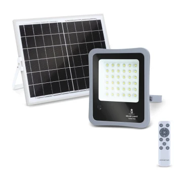 Aigostar - LED Ściemnialny naświetlacz solarny LED/100W/3,2V IP65 + pilot