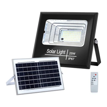 Aigostar - LED Ściemnialny naświetlacz solarny LED/25W/3,2V IP67 + pilot