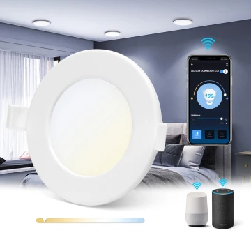 Aigostar - LED Ściemnialny plafon 6W/230V śr. 11,5 cm Wi-Fi