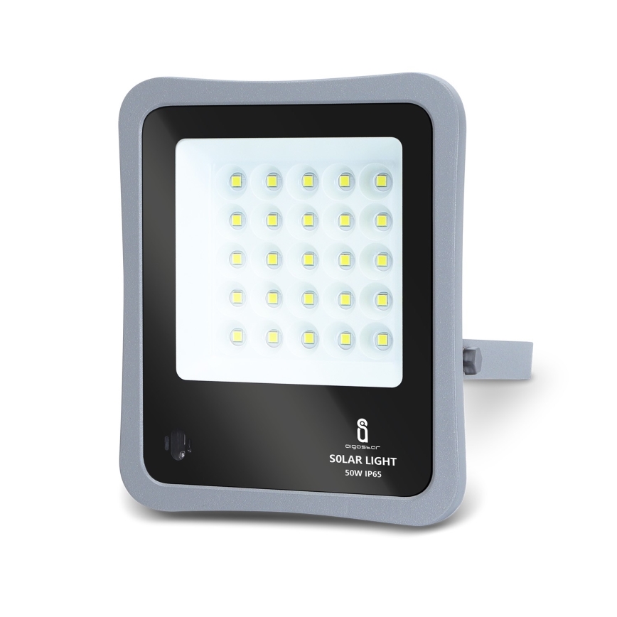 Aigostar - LED Ściemnialny solarny naświetlacz LED/50W/3,2V IP65 + pilot