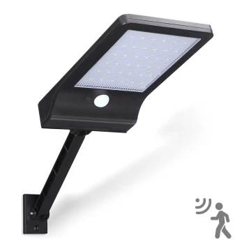 Aigostar - LED Solarna lampa uliczna z czujnikiem LED/2,3W/5,5V IP65