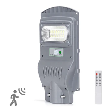 Aigostar - LED Solarna lampa uliczna z czujnikiem LED/50W/3,2V IP65 6500K + pilot zdalnego sterowania