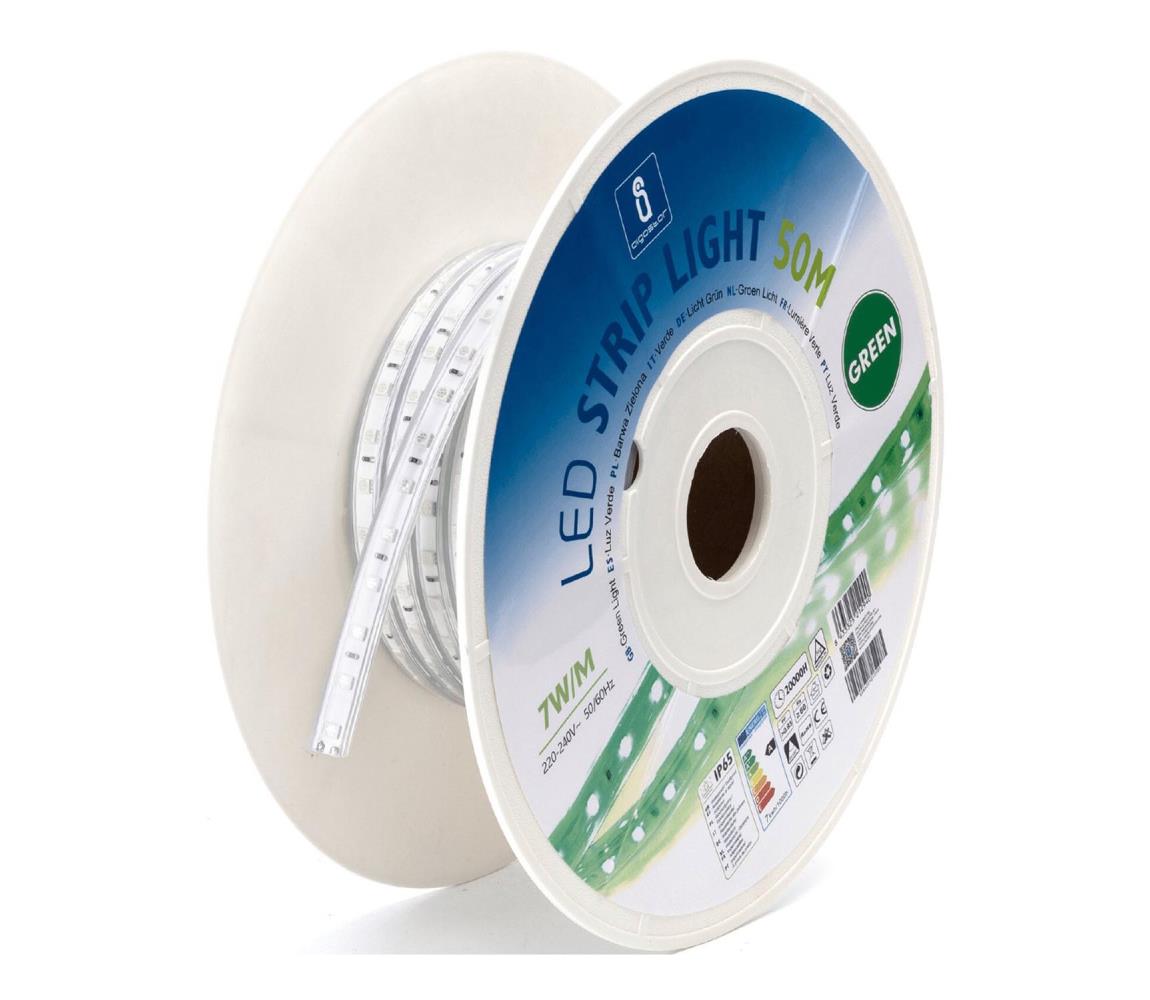 - LED Taśma LED/350W/230V 50m zielony IP65