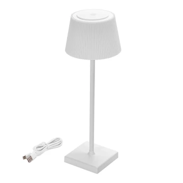 Aigostar - LED Zewnętrzna ściemnialna skumulatorowa lampa stołowaLED/4W/5V 3600mAh biała IP54