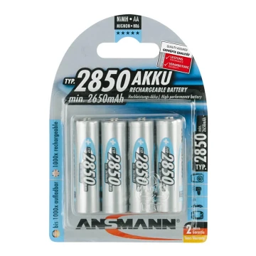 Ansmann 07522 Mignon AA - 4 sztuki bateria ładowana NiMH/1,2V/2850mAh