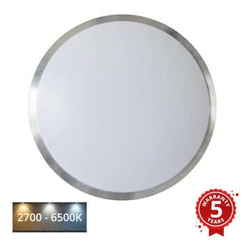 APLED - LED Plafon z czujnikiem LENS PP TRICOLOR LED/18W/230V IP44 2700 - 6500K 1210 lm