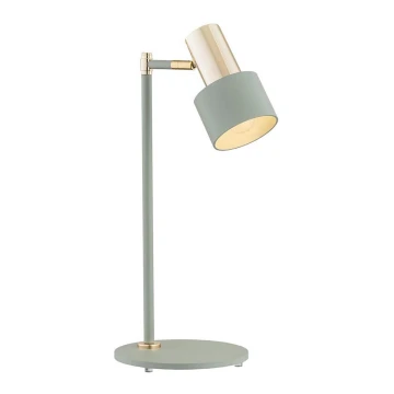 Argon 4276 - Lampa stołowa DORIA 1xE27/15W/230V zieleń/mosiądz