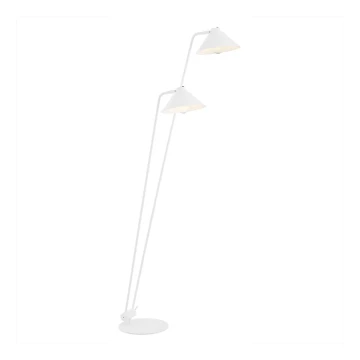 Argon 7074 - Lampa podłogowa GABIAN 2xE27/15W/230V białe