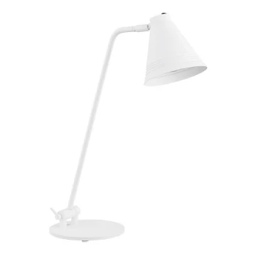 Argon 8000 - Lampa stołowa AVALONE 1xE27/15W/230V biały