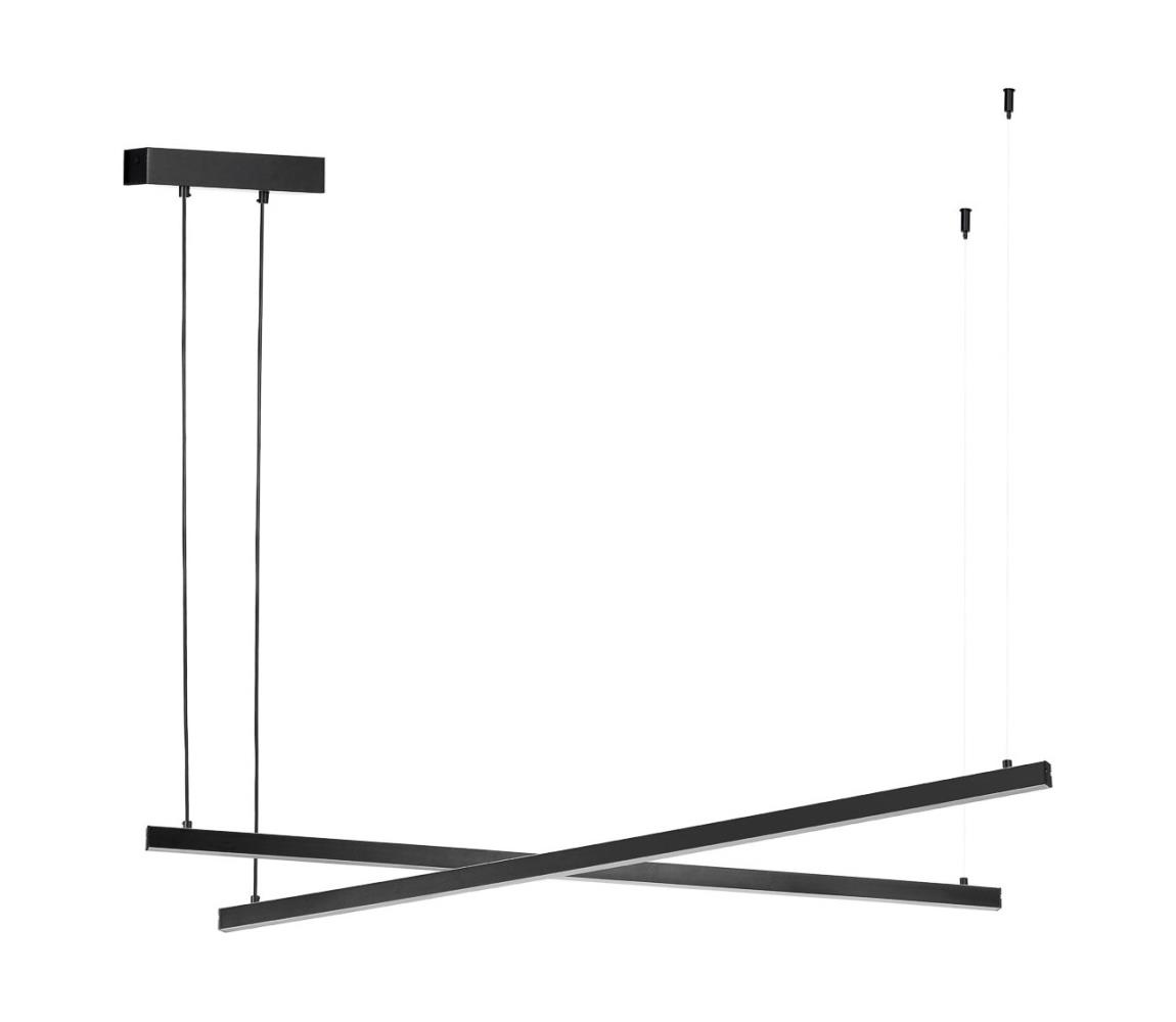 Argon 8838 - LED Żyrandol na lince MIAMI LED/74W/230V 3000K czarny