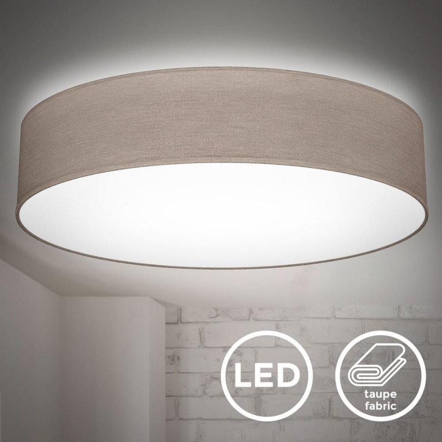 B.K. Licht 1395 - LED Plafon LED/20W/230V taupe