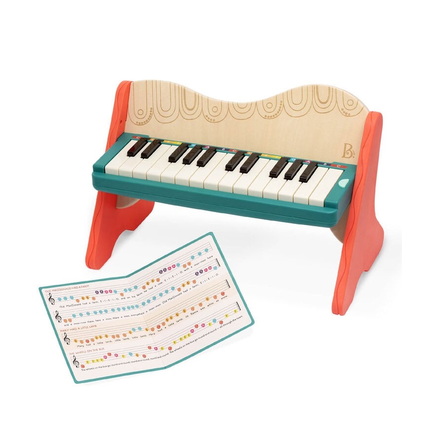 B-Toys - Dziecięcy wooden pianino Mini Maestro