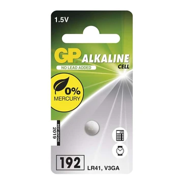 Bateria alkaliczna guzikowa LR41 GP ALKALINE 1,5V/24 mAh