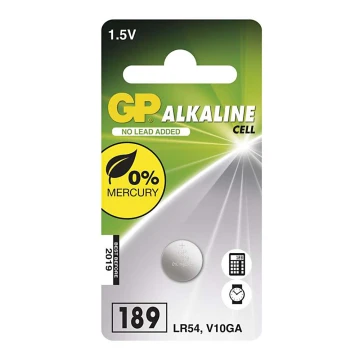 Bateria alkaliczna guzikowa LR54 GP ALKALINE 1,5V/44 mAh