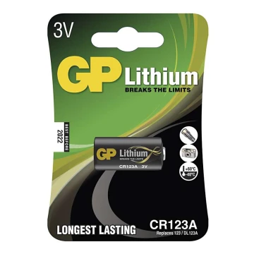 Bateria litowa  CR123A GP LITHIUM 3V/1400 mAh