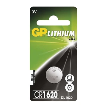 Bateria litowa guzikowa CR1620 GP LITHIUM 3V/75 mAh