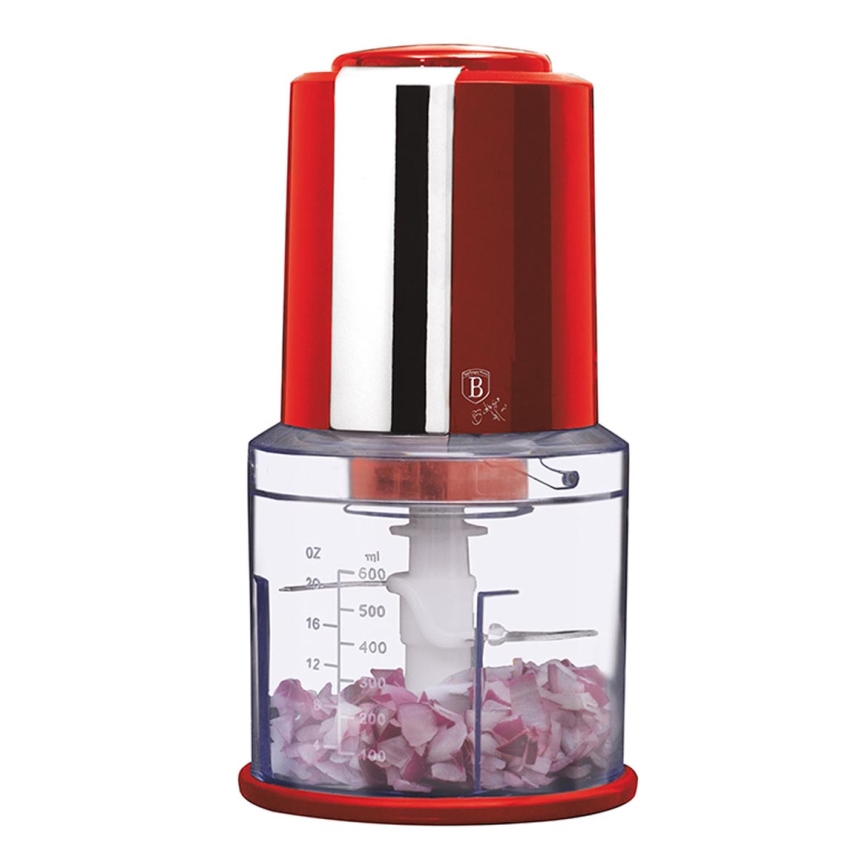 BerlingerHaus - Rozdrabniacz do żywności 300W/230V czerwony
