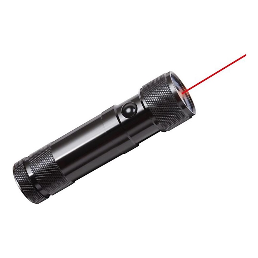 Brennenstuhl - LED Latarka ze wskaźnikiem laserowym LED/3xAAA