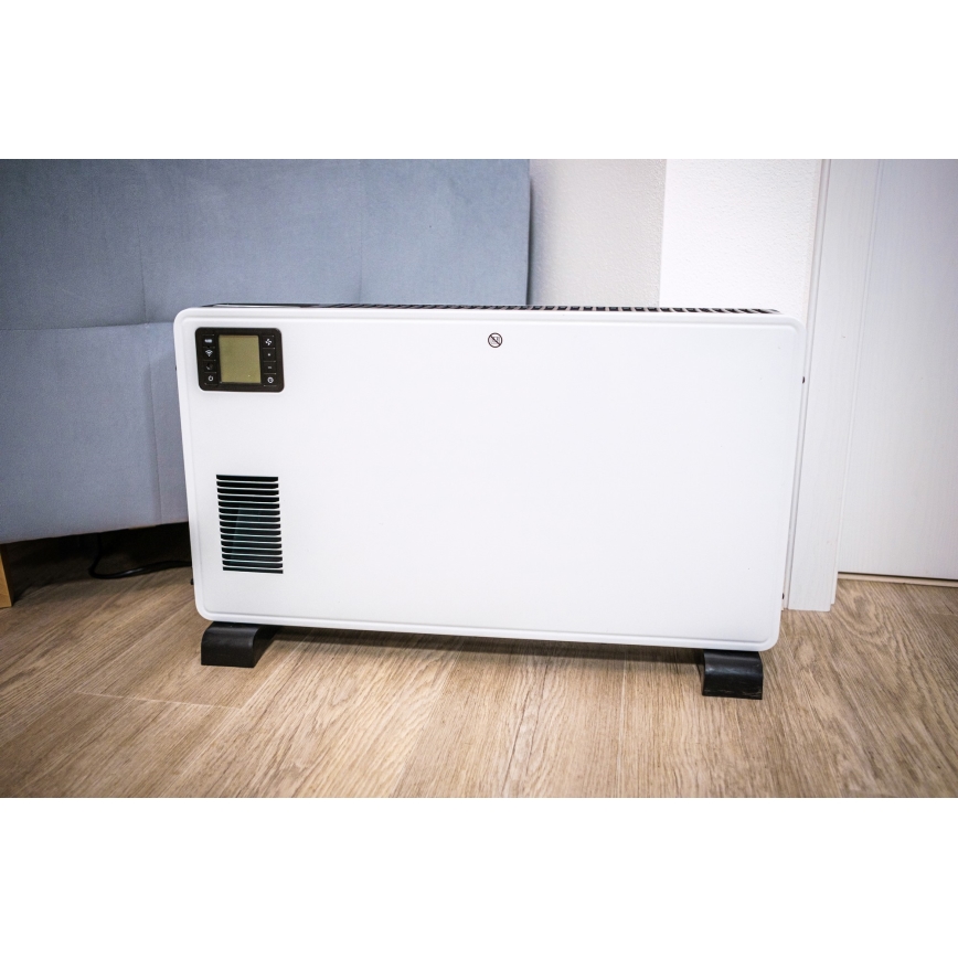 Brilagi - Elektryczny grzejnik konwektorowy 1000/1300/2300W LCD/timer/TURBO/termostat+ pilot