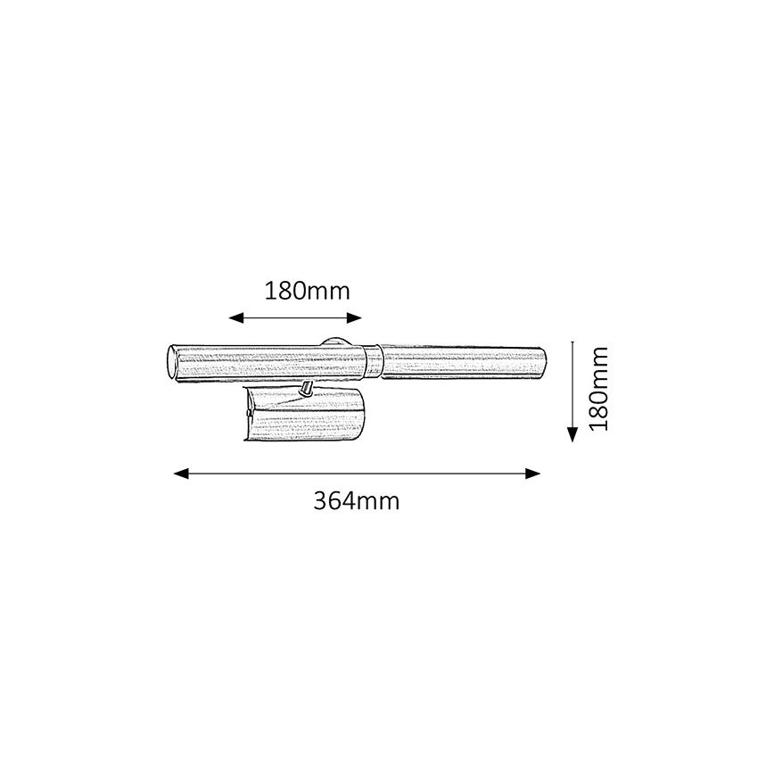 Brilagi - LED Kinkiet galeryjka DANAE 2xE14/6W/230V białe