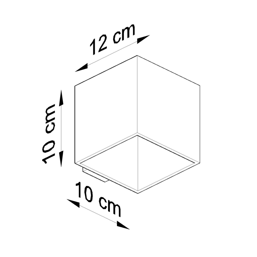 Brilagi -  LED Kinkiet punktowy MURO 1xG9/3,5W/230V beton