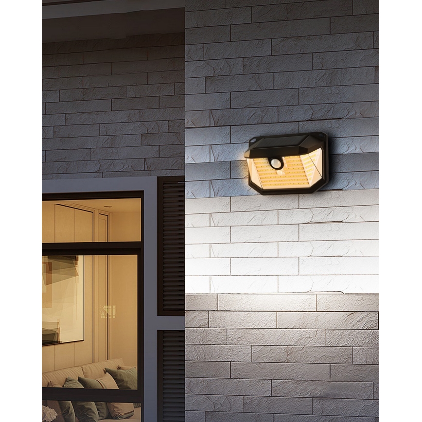 Brilagi - LED Kinkiet solarny z czujnikiem WALLIE LED/4W/5,5V 3000K IP65