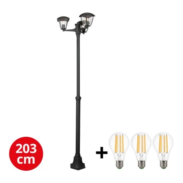 Brilagi -  LED Lampa zewnętrzna LUNA 3xE27/60W/230V IP44