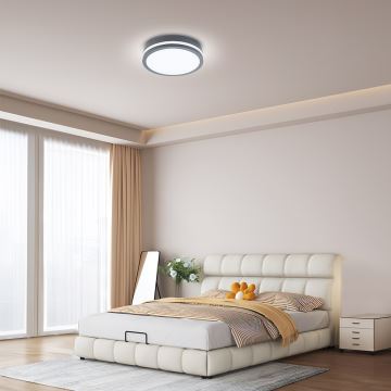 Brilagi - LED Oświetlenie zewnętrzne BENE LED/24W/230V śr. 26 cm antracyt IP54