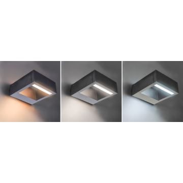 Brilagi - LED Kinkiet zewnętrzny RAGUSA LED/7W/230V 3000/4000/6000K antracyt IP54