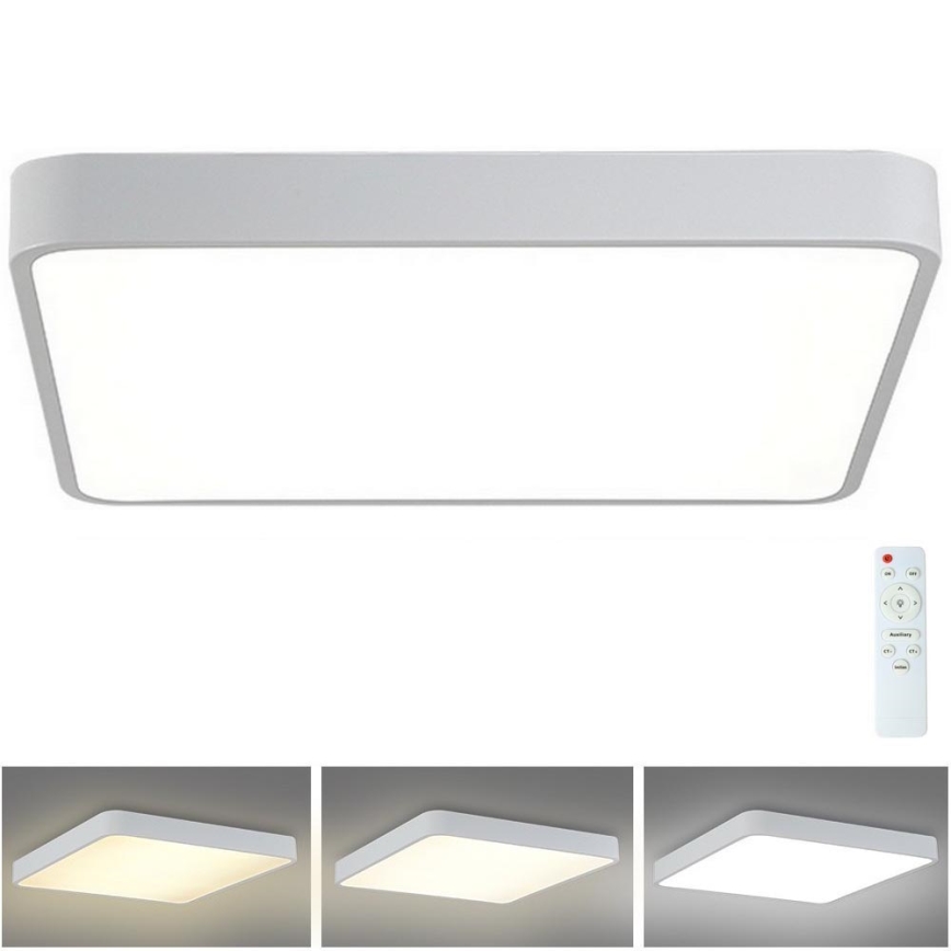 Brilagi - LED Plafon ściemnialny POOL LED/48W/230V 3000-6000K 50x50 cm biały + pilot zdalnego sterowania