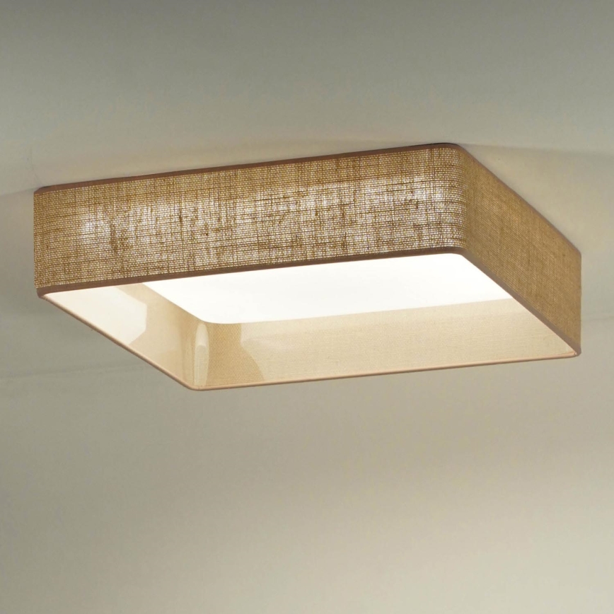 Brilagi - LED Plafon VELVET SQUARE LED/24W/230V brązowe