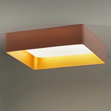 Brilagi - LED Plafon VELVET SQUARE LED/24W/230V różowe