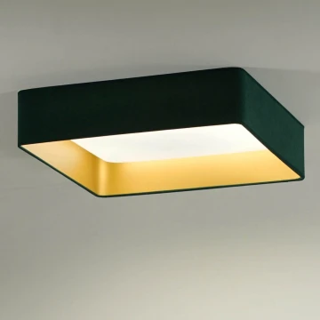 Brilagi - LED Plafon VELVET SQUARE LED/24W/230V zielony