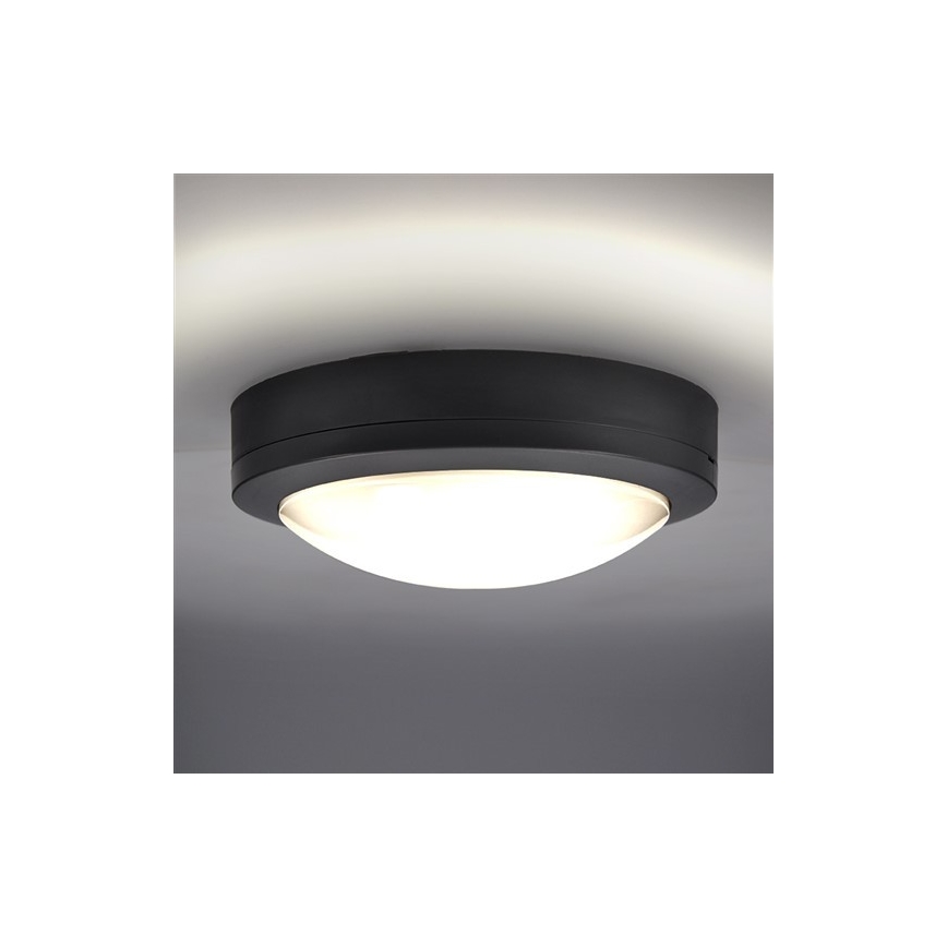 Brilagi - LED Plafon zewnętrzny LED/13W/230V śr. 17 cm IP54 antracyt