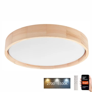 Brilagi - LED Ściemnialny plafon MANAROLA SMART LED/24W/230V 2700-6500K śr. 41 cm Wi-Fi + pilot Tuya