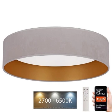 Brilagi - LED Ściemnialny plafon VELVET SMART LED/24W/230V śr. 45 cm 2700-6500K Wi-Fi Tuya + pilot